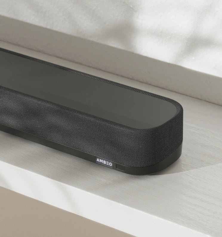 Sennheiser ambeo mini | 7. 1. 4 3d dolby atmos in dts:x | 250w rms hdmi earc wi-fi bluetooth | soundbar 3 Sennheiser ambeo soundbar mini v dnevnem prostoru