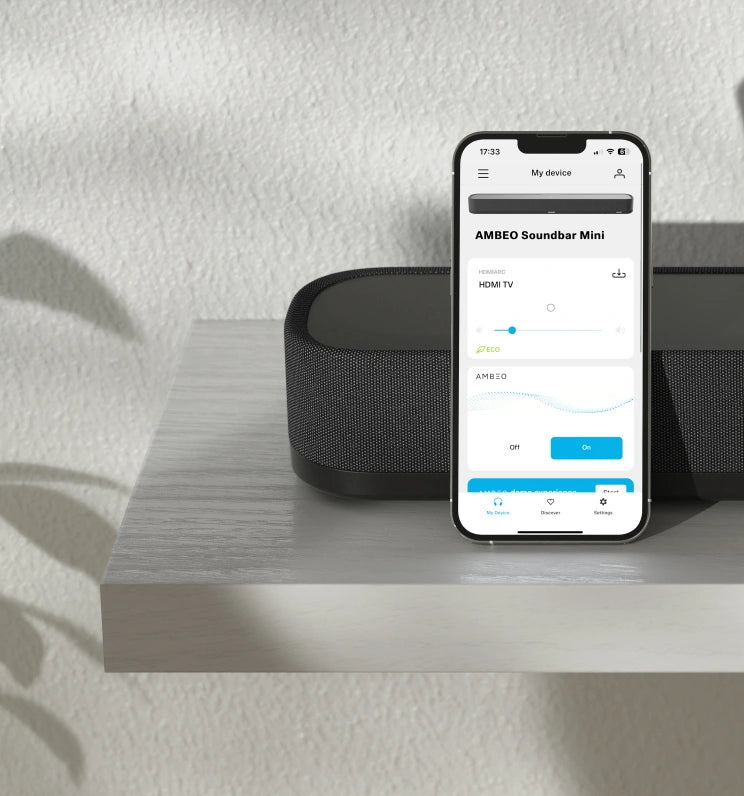Sennheiser ambeo mini | 7. 1. 4 3d dolby atmos in dts:x | 250w rms hdmi earc wi-fi bluetooth | soundbar 4 Sennheiser ambeo mini smart control aplikacija za upravljanje soundbar zvočnika