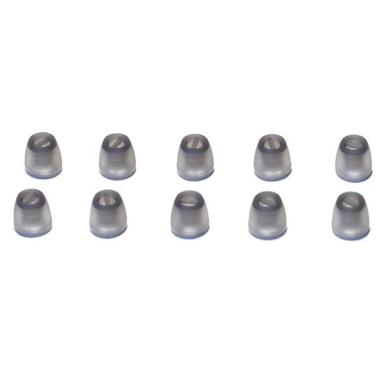 귀걸이 어댑터 'XS', 블랙 반투명 10개입