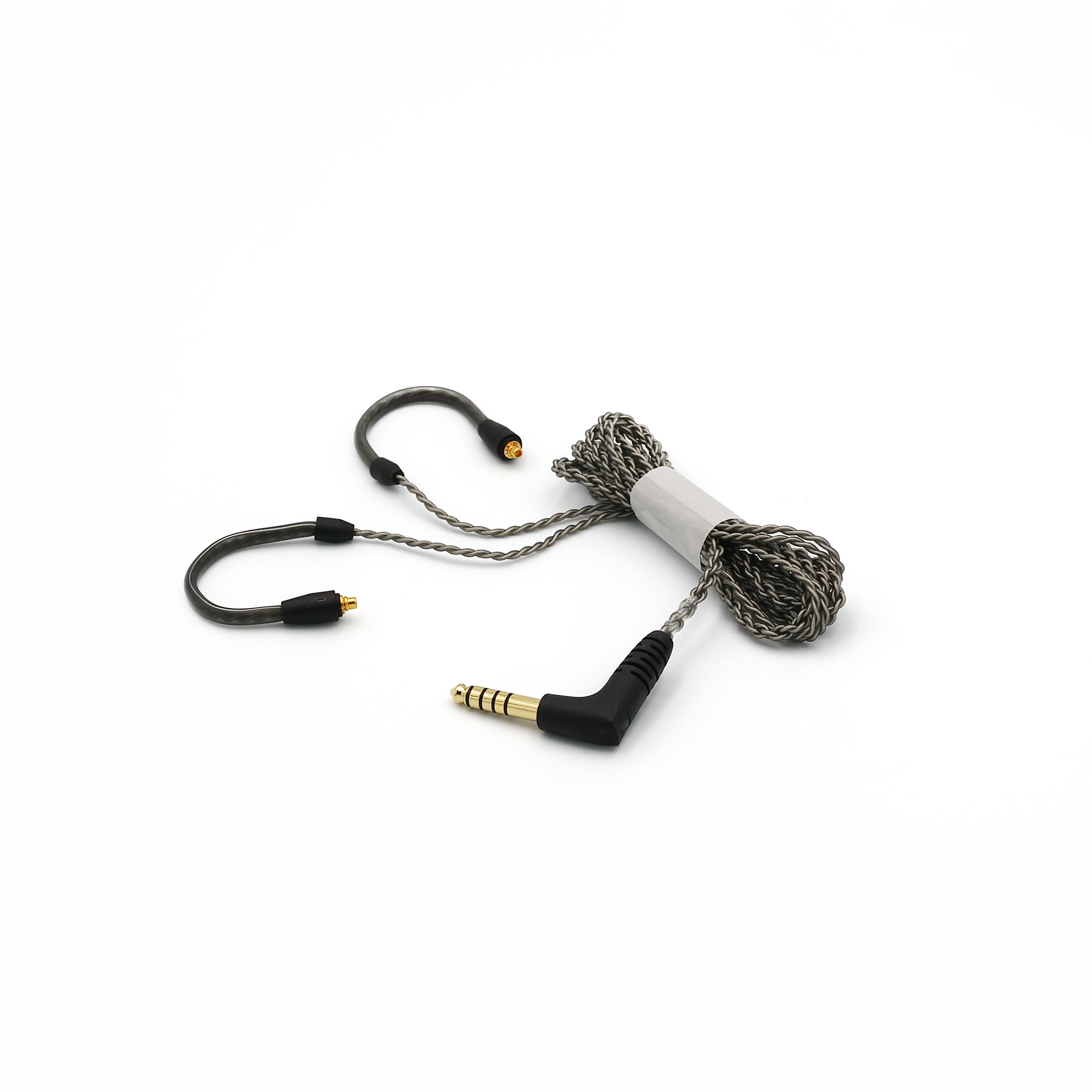 Cabo balanceado trançado MMCX para a série IE, 1,20 m, conector de 4,4 mm