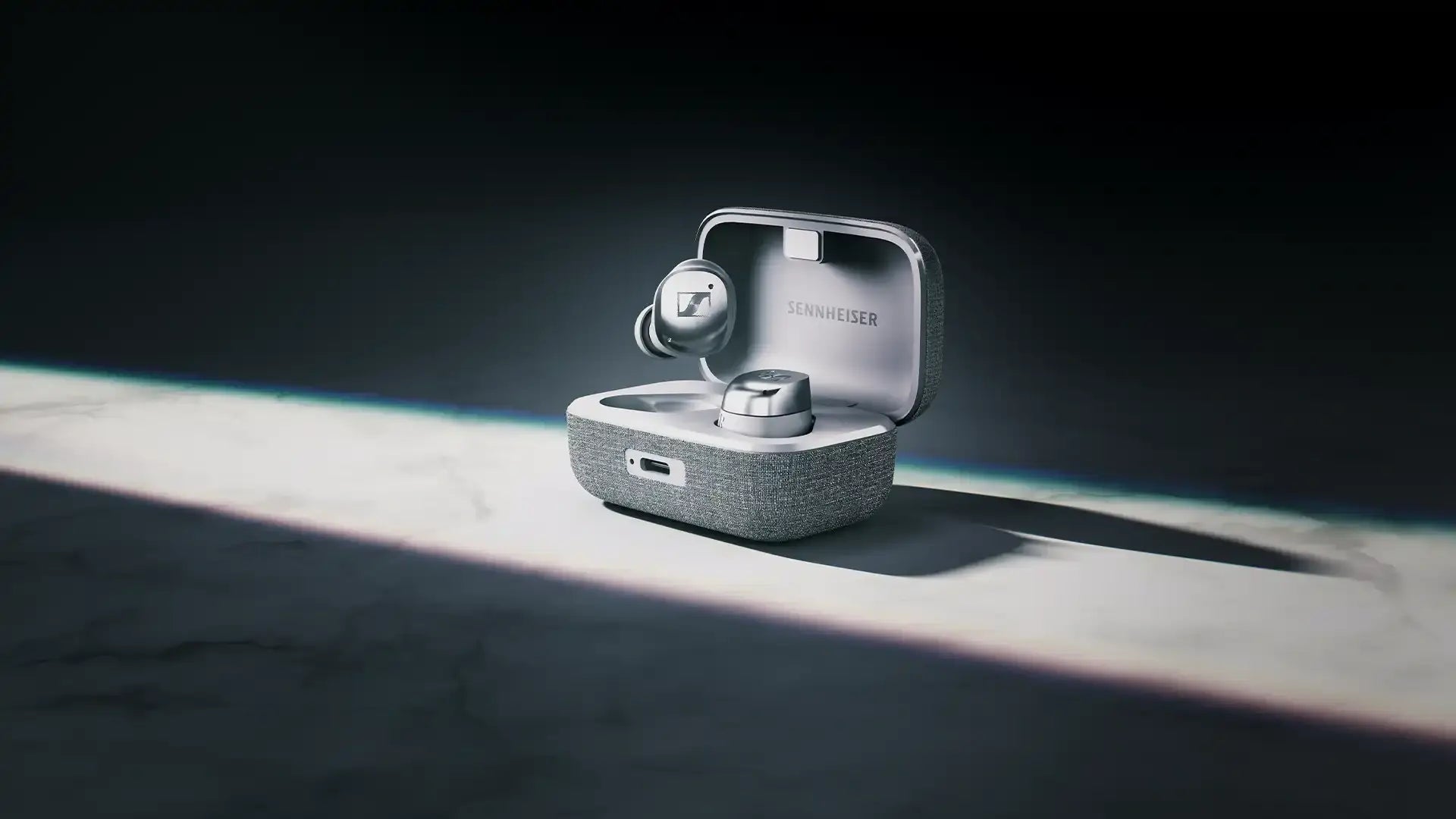 MOMENTUM True Wireless 4 Desktop branco-prateado