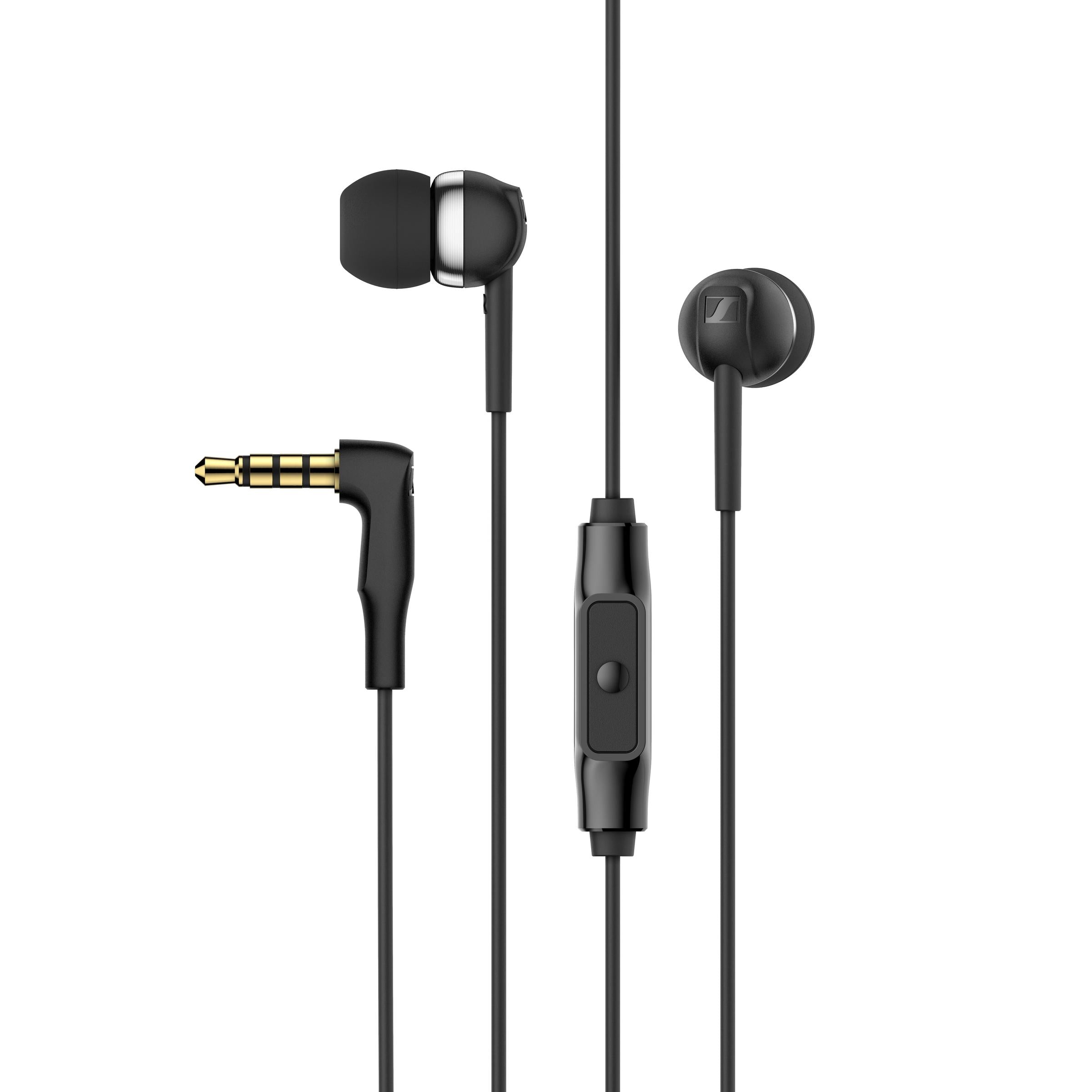 Sennheiser cx 80s | črne žične in-ear slušalke z mikrofonom | 3,5 mm priključek | slušalke 1 Sennheiser cx 80s črne žične in-ear slušalke z mikrofonom in 3,5 mm priključkom
