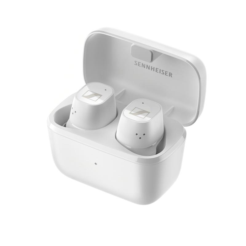 White CX Plus TW1 charging case Desktop
