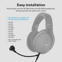 HD 620 S 붐 암 마이크 세트