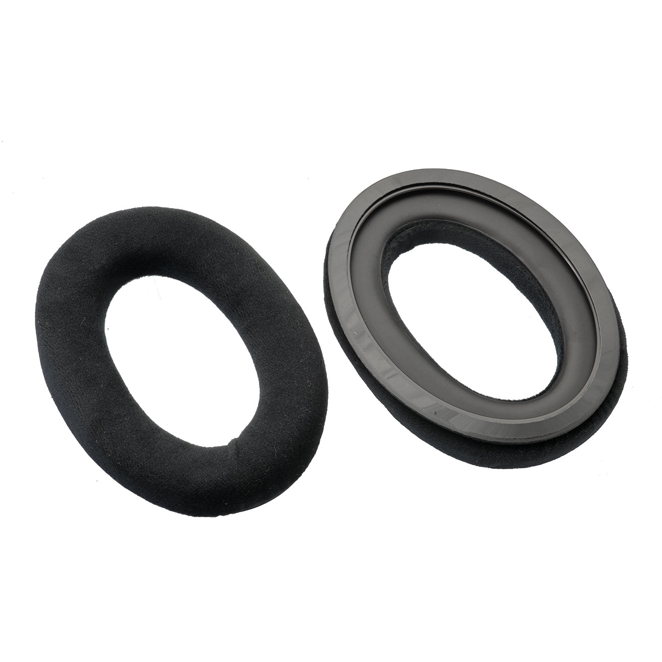 Almofadas de veludo para a série HD 500, ajuste quente, preto